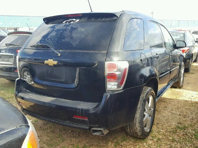 2CNDL937296208905 - 2009 CHEVROLET EQUINOX SP BLACK photo 4