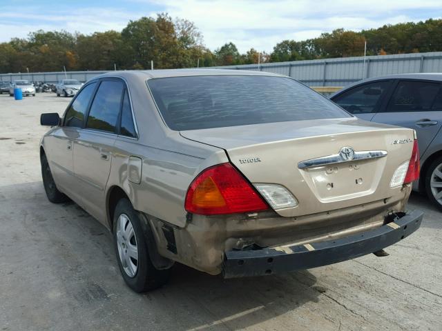 4T1BF28B01U166677 - 2001 TOYOTA AVALON XL GOLD photo 3