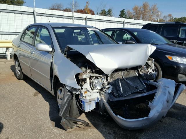 1NXBR32E27Z766402 - 2007 TOYOTA COROLLA SILVER photo 1