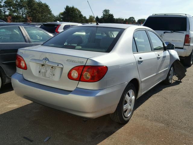 1NXBR32E27Z766402 - 2007 TOYOTA COROLLA SILVER photo 4