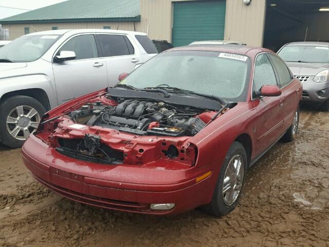 1MEFM55S13G620520 - 2003 MERCURY SABLE BURGUNDY photo 2