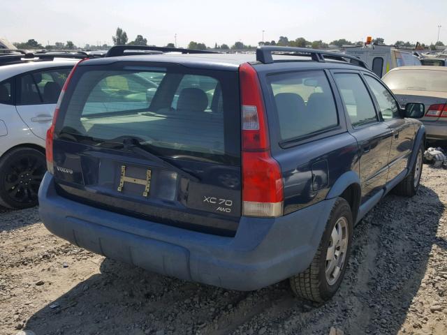 YV1SZ59H541146893 - 2004 VOLVO XC70 BLUE photo 4