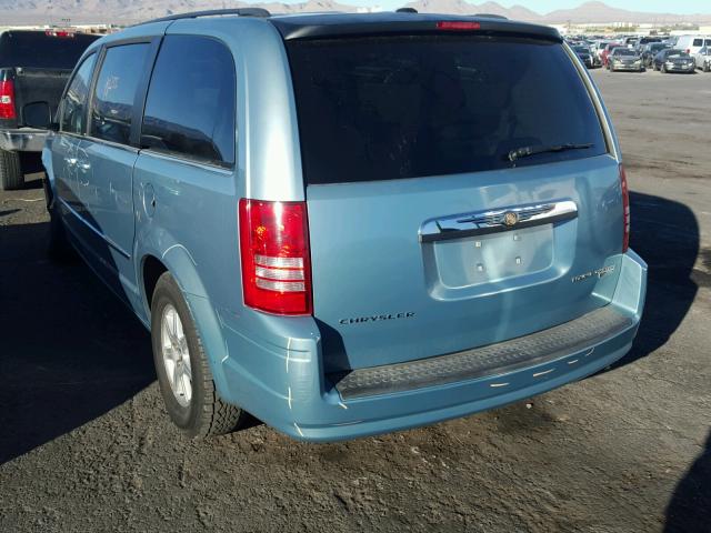 2A4RR5D12AR270555 - 2010 CHRYSLER TOWN & COU BLUE photo 3