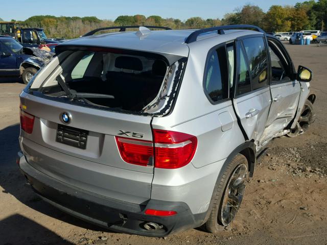 5UXFF0C50ALT76597 - 2010 BMW X5 SILVER photo 4