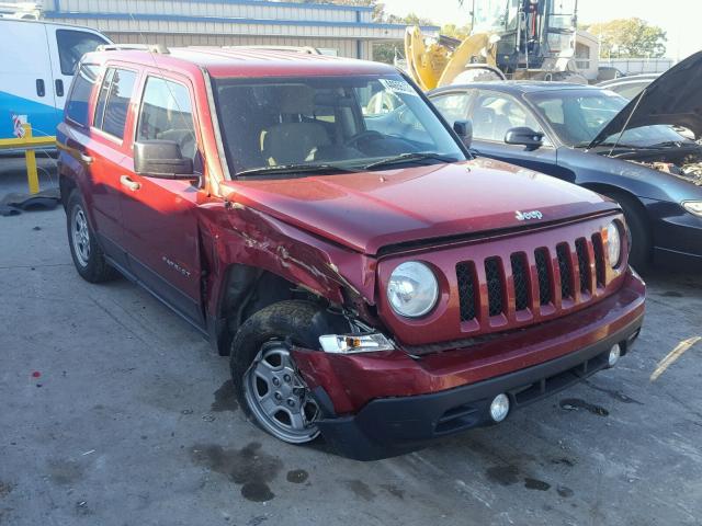 1C4NJPBA0ED714745 - 2014 JEEP PATRIOT SP RED photo 1