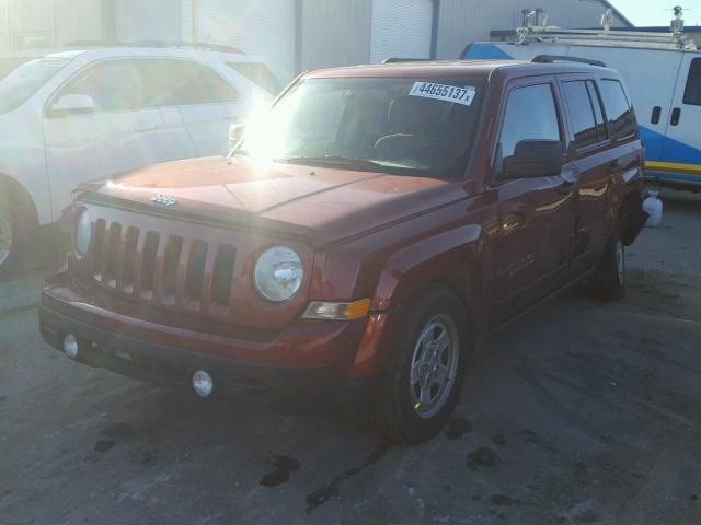 1C4NJPBA0ED714745 - 2014 JEEP PATRIOT SP RED photo 2