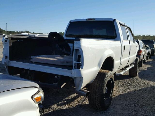 1FTNW21F22EB83166 - 2002 FORD F250 SUPER WHITE photo 4