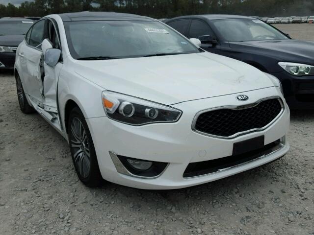 KNALN4D72E5163866 - 2014 KIA CADENZA PR WHITE photo 1