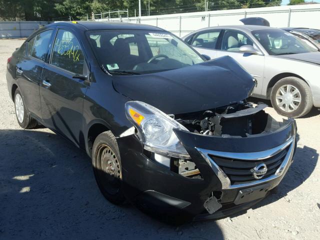 3N1CN7AP1GL818016 - 2016 NISSAN VERSA BLACK photo 1