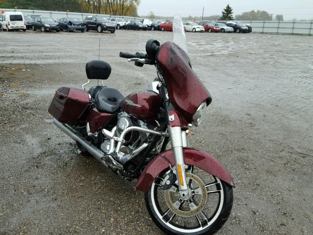 1HD1KRM13EB624097 - 2014 HARLEY-DAVIDSON FLHXS STRE BURGUNDY photo 1