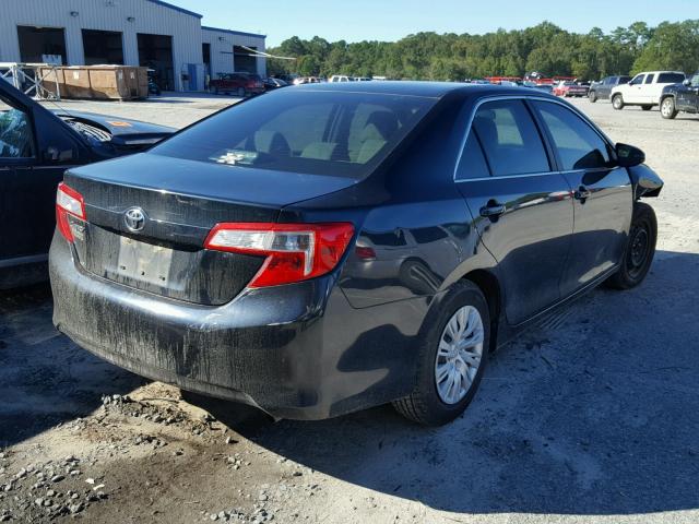 4T1BF1FK3CU598244 - 2012 TOYOTA CAMRY BASE BLACK photo 4