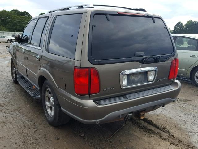 5LMFU28R62LJ09389 - 2002 LINCOLN NAVIGATOR Brązowy zdjęcie 3