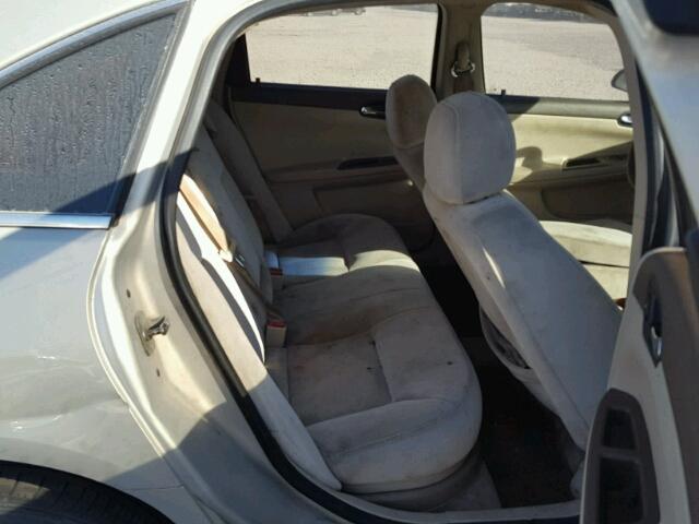 2G1WC583581264255 - 2008 CHEVROLET IMPALA BEIGE photo 6