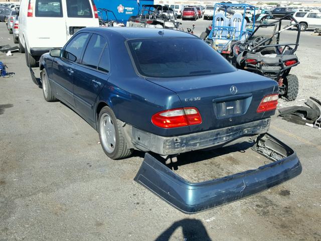 WDBJF70G6YA954149 - 2000 MERCEDES-BENZ E GREEN photo 3