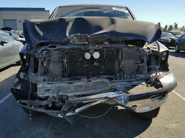 1C6RD7JT2CS215652 - 2012 DODGE RAM 1500 L BLACK photo 9