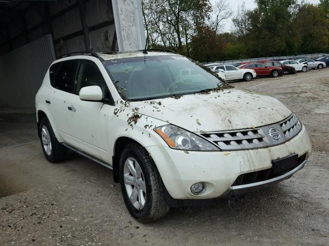 JN8AZ08W17W611704 - 2007 NISSAN MURANO SL WHITE photo 1