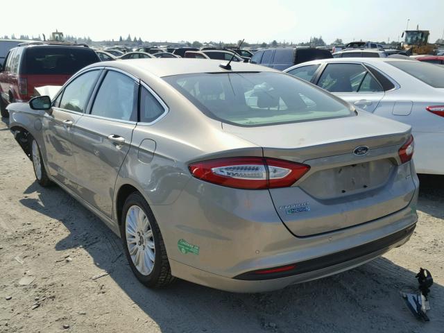 3FA6P0PUXGR202522 - 2016 FORD FUSION SE GOLD photo 3