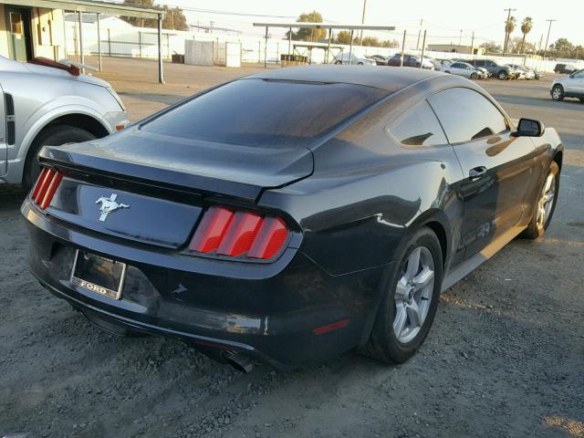 1FA6P8AM0H5310000 - 2017 FORD MUSTANG BLACK photo 4