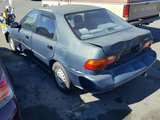 JHMEG854XPS041177 - 1993 HONDA CIVIC DX BLUE photo 3