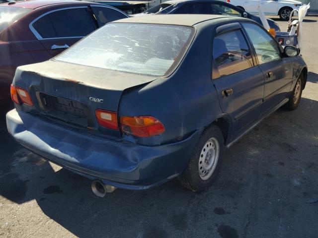 JHMEG854XPS041177 - 1993 HONDA CIVIC DX BLUE photo 4