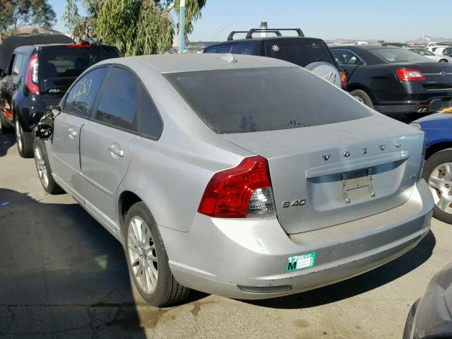 YV1MS382092446650 - 2009 VOLVO S40 GRAY photo 3