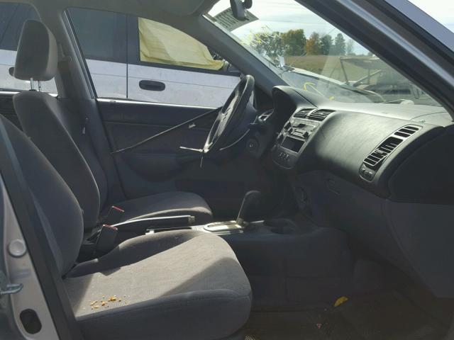 JHMES16521S011644 - 2001 HONDA CIVIC LX Gris photo 5