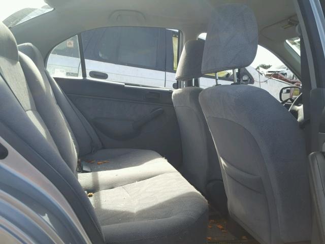 JHMES16521S011644 - 2001 HONDA CIVIC LX Gris photo 6