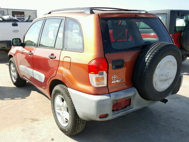 JTEGH20V810005622 - 2001 TOYOTA RAV4 RED photo 3