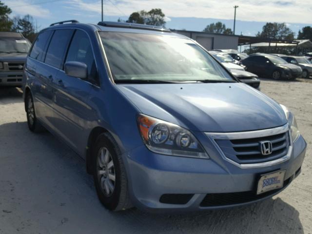 5FNRL38749B053784 - 2009 HONDA ODYSSEY EX BLUE photo 1