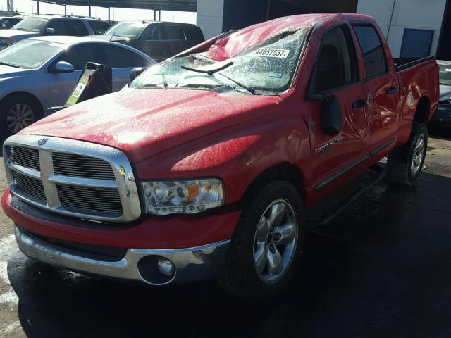 1D7HA18Z72S639403 - 2002 DODGE RAM 1500 RED photo 2