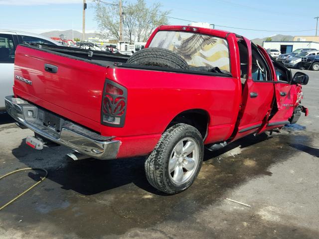 1D7HA18Z72S639403 - 2002 DODGE RAM 1500 RED photo 4