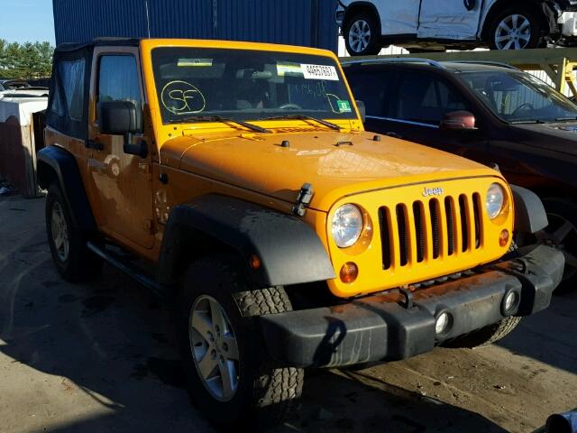 1C4AJWAGXCL273532 - 2012 JEEP WRANGLER S YELLOW photo 1