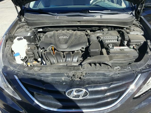 5NPEB4AC5BH092650 - 2011 HYUNDAI SONATA GLS BLACK photo 7