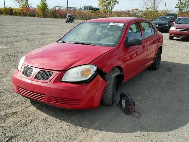 1G2AJ52F757535538 - 2005 PONTIAC PURSUIT RED photo 2