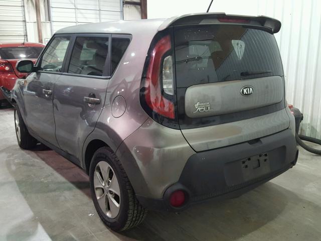 KNDJN2A25F7212085 - 2015 KIA SOUL CHARCOAL photo 3