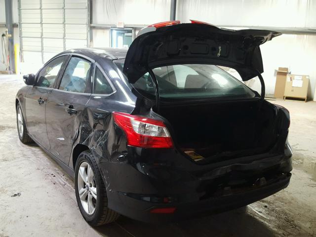 1FADP3F24DL141588 - 2013 FORD FOCUS SE BLACK photo 3