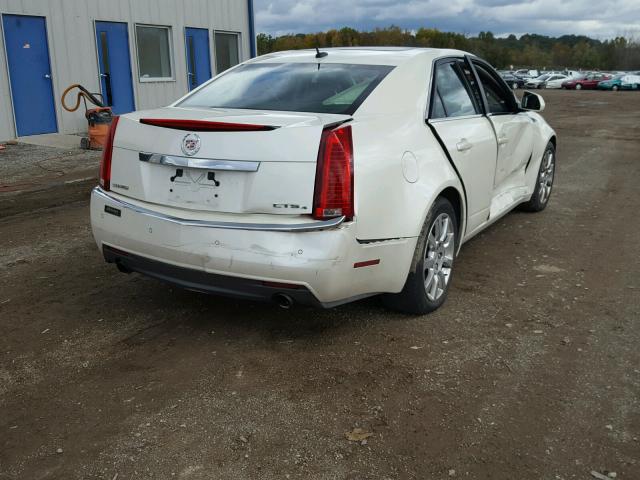 1G6DT57V580177486 - 2008 CADILLAC CTS HI FEA WHITE photo 4