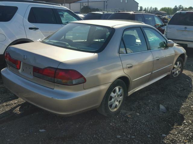 1HGCG658X1A045681 - 2001 HONDA ACCORD EX BEIGE photo 4