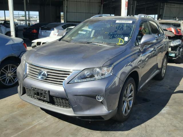 JTJZK1BAXF2421862 - 2015 LEXUS RX GRAY photo 2