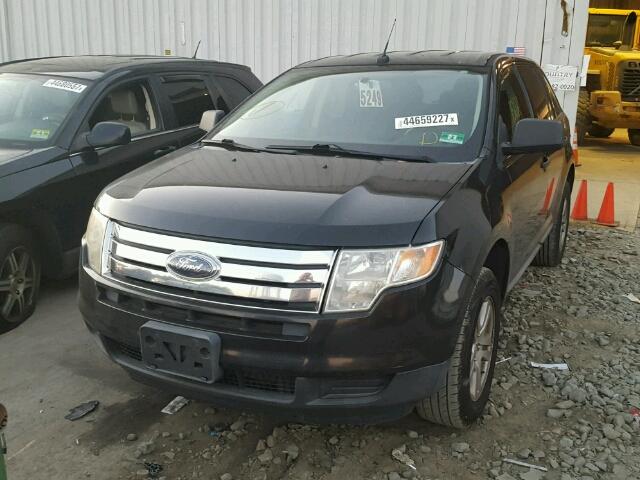 2FMDK3GC2ABA61908 - 2010 FORD EDGE BLACK photo 2