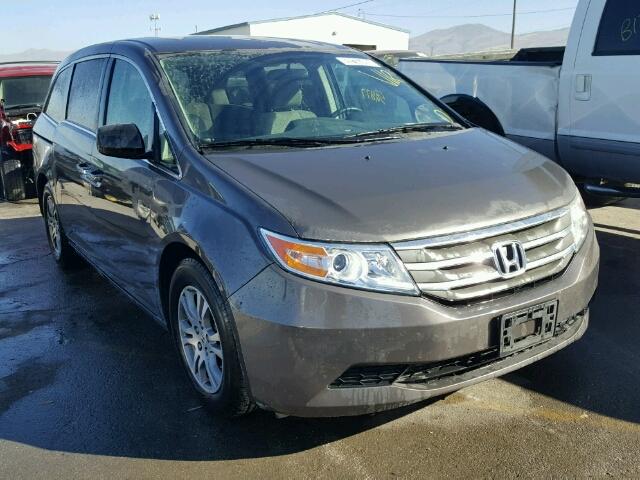 5FNRL5H4XDB036465 - 2013 HONDA ODYSSEY GRAY photo 1