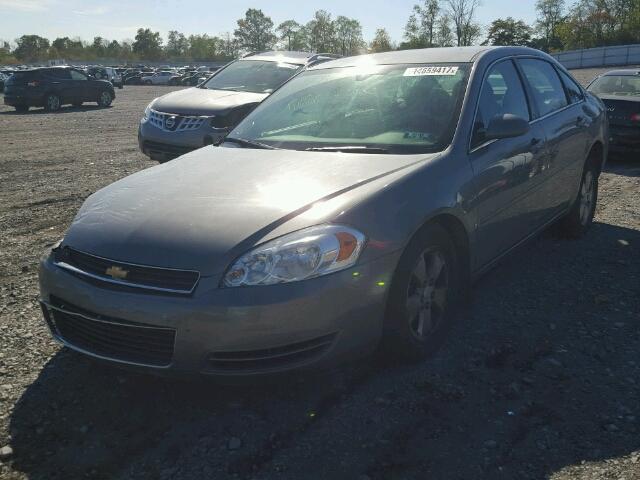 2G1WT58K379168597 - 2007 CHEVROLET IMPALA LT GRAY photo 2