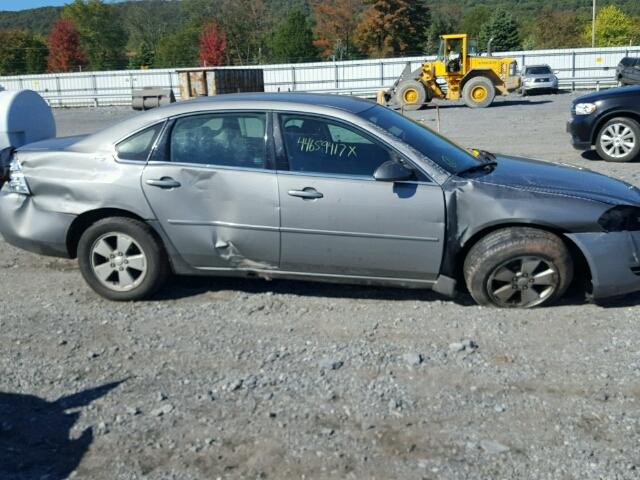 2G1WT58K379168597 - 2007 CHEVROLET IMPALA LT GRAY photo 9