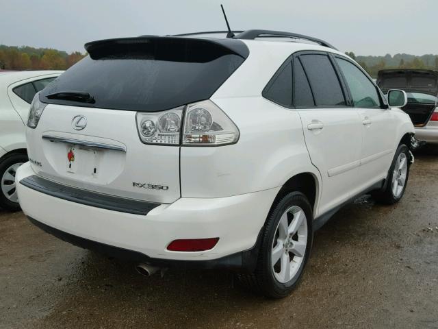 2T2HK31UX7C046379 - 2007 LEXUS RX 350 WHITE photo 4