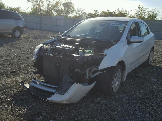 3N1AB6AP5CL728954 - 2012 NISSAN SENTRA 2.0 WHITE photo 2