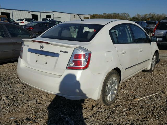 3N1AB6AP5CL728954 - 2012 NISSAN SENTRA 2.0 WHITE photo 4