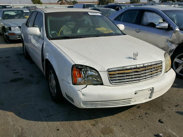 1G6KD54Y32U152217 - 2002 CADILLAC DEVILLE WHITE photo 1