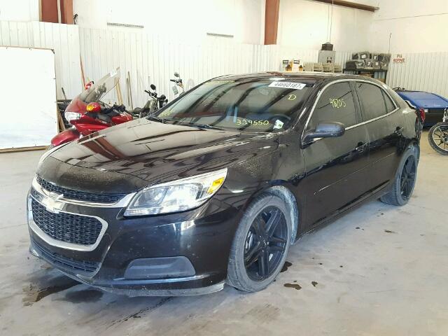 1G11B5SLXFF329550 - 2015 CHEVROLET MALIBU LS BLACK photo 2