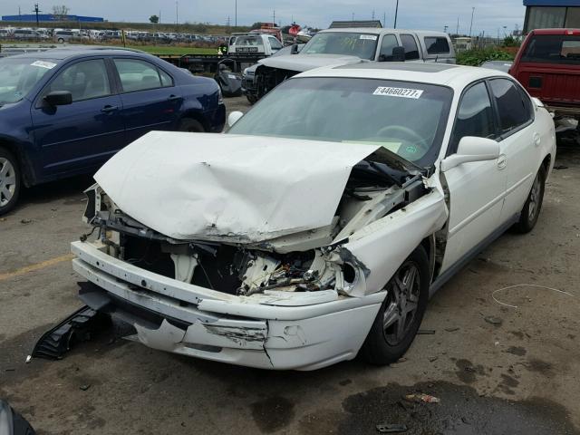 2G1WF52E759300770 - 2005 CHEVROLET IMPALA WHITE photo 2