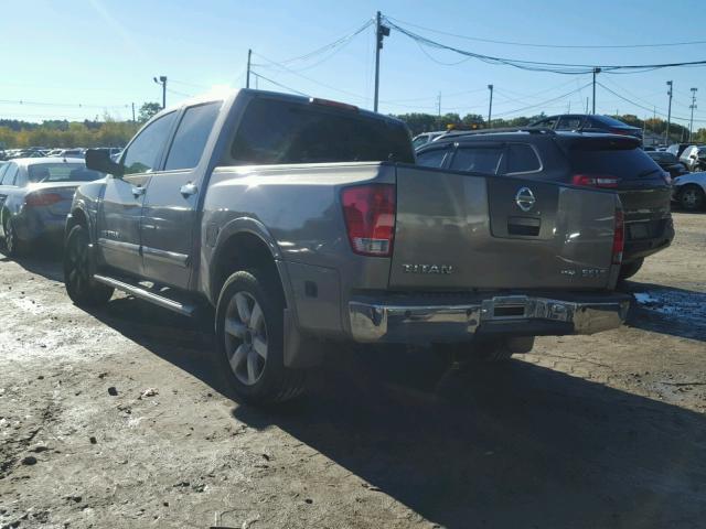 1N6BA07D88N319883 - 2008 NISSAN TITAN XE GRAY photo 3